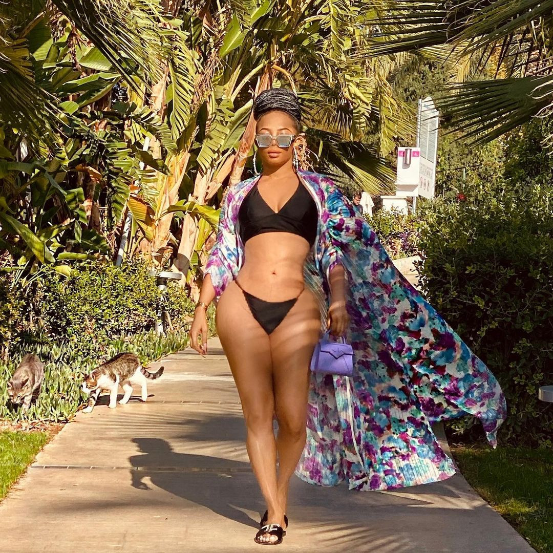 Toke Makinwa Shows Off Her Famous Figure 8 In New Bikini Photos