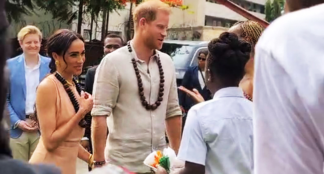 Invictus Games Prince Harry Meghan Markle Arrive In Nigeria