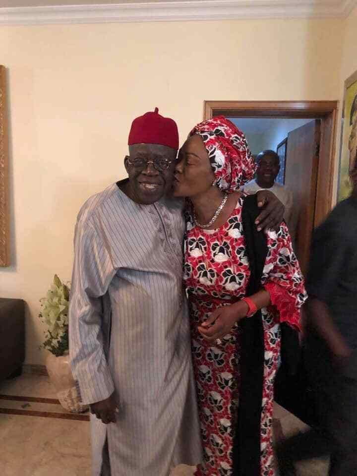 Bola Tinubu Gets Kiss From Wife As They Celebrate Valentine Together ...