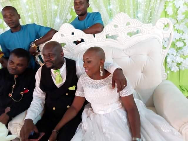Pretty Bride Rocks Shaved Head For Her Wedding