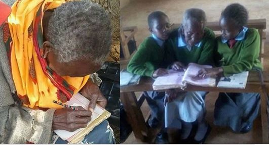 90-Year-Old Kenyan Grandma Starts Primary School