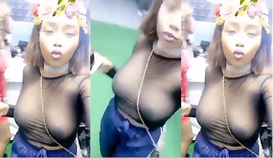 Lady In See-Through Top