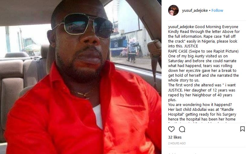 Lady Demands Justice After Man Raped Her Niece