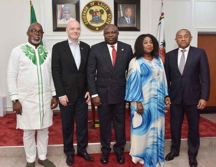 FIFA President, Infantino Visits Ambode-tsb.com.ng
