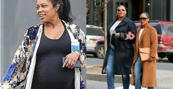 Queen Latifah's longtime girlfriend Eboni Nichols spotted with a baby ...