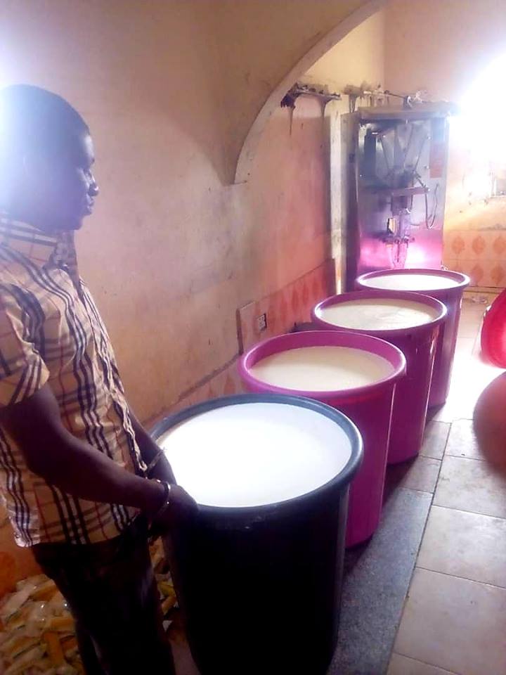 NAFDAC Shuts Down Yoghurt Factory, Owner Arrested. Photos