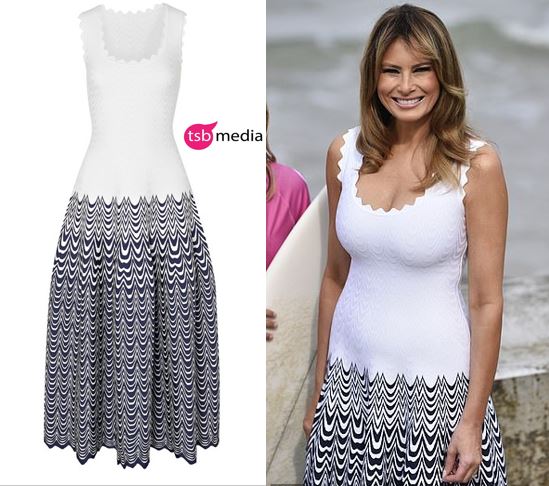 Melanie Trump Rocks $3,000 Dress At G7 Summit