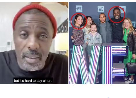 Idris Elba Suggests He Caught COVID-19 From Canadian PM's Wife Sophie ...