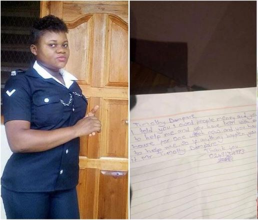Ghanaian Policewoman, Constable Sarah Adjei