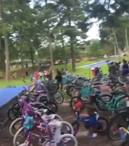 Lil Baby donates bicycles to every kid in his hometown, Atlanta