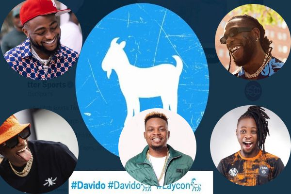 Twitter honours Davido, Wizkid, Burna Boy, Maria and others with GOAT emoji  | tsbnews.com