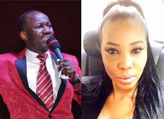 Stephanie Otobo shares alleged intimate photo of Apostle Suleman accuse him of death plot, vows to release video