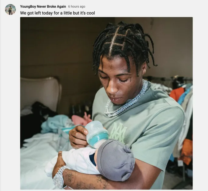 NBA YoungBoy Welcomes His Tenth Child A Baby Boytsbnews.com