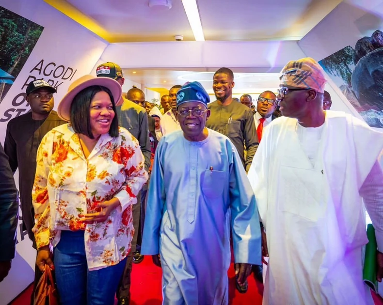 'Jagaban is coming' - Toyin Abraham ecstatic as she meets Tinubu for the first time