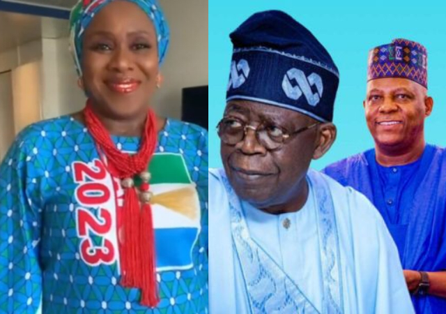 Joke Silva prays for Tinubu and Shettima ahead of 2023 elections