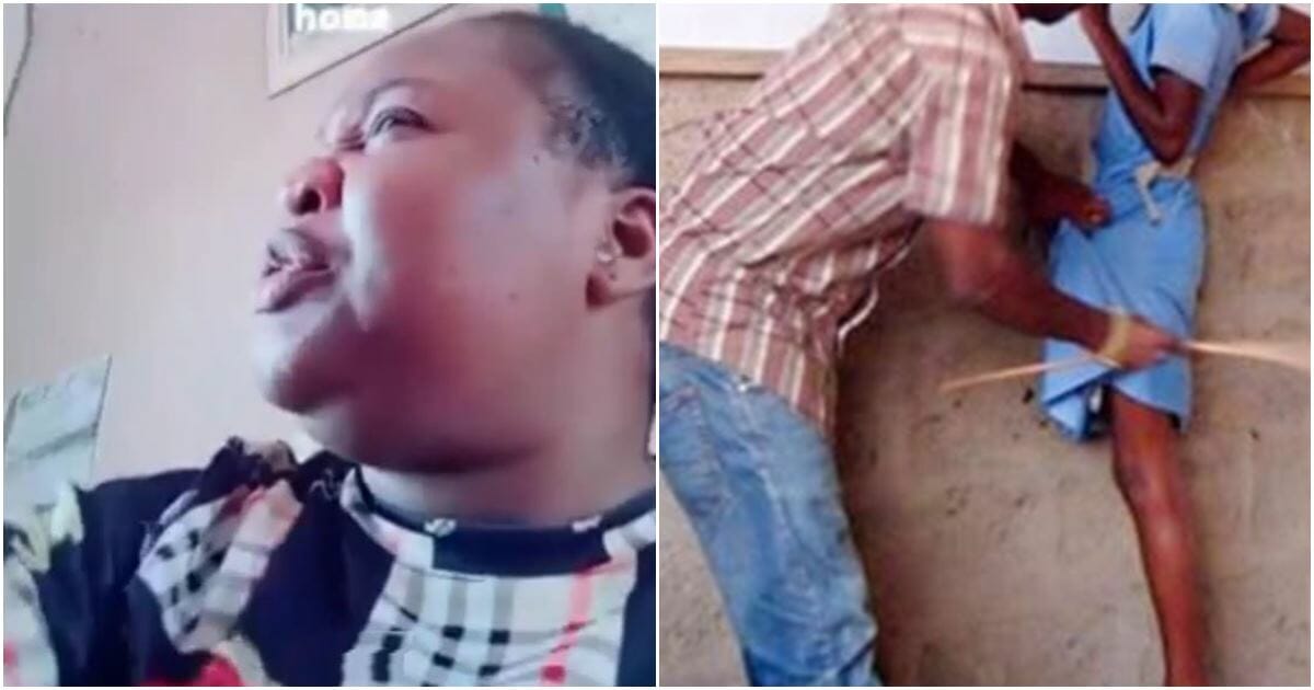 My daughter is now paralyzed – Mother storms school to confront teacher that flogged her child