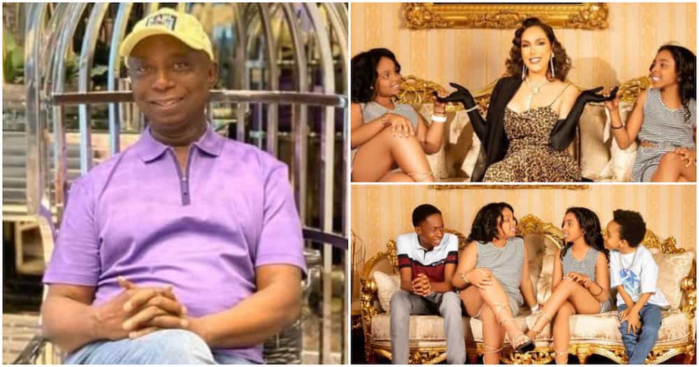 Ned Nwoko’s Moroccan wife Laila makes huge comeback, flaunts kids