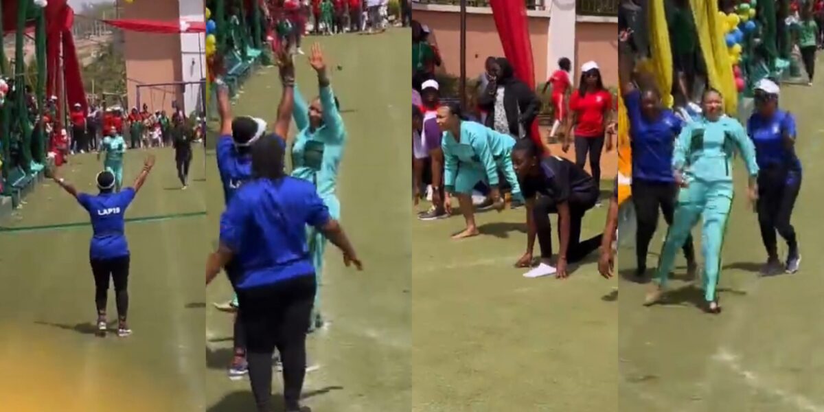 “Super Woman” Uche Elendu, others hail Tonto Dikeh as she takes first at her son’s school Inter-house sports race (Video)