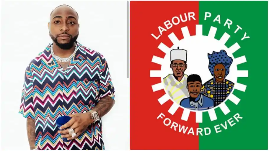 Fans calls out Davido for liking post that claims Labour Party rigged election