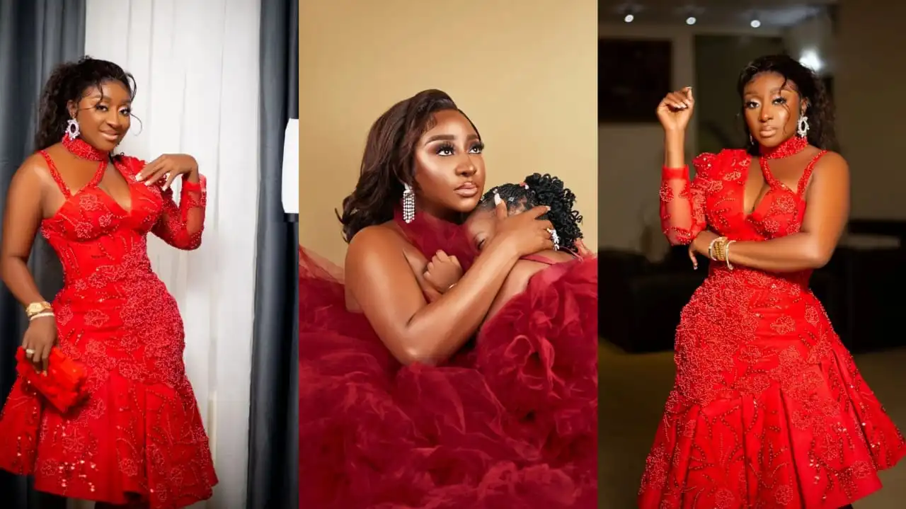 Ini Edo re-dedicates daughter to God as she clocks 2