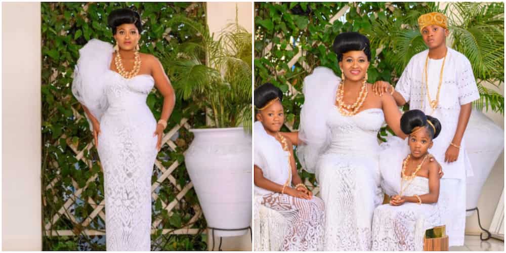 Mary Njoku Dazzles in Royal-Themed Family Photos As She Celebrates Her Birthday