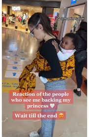White woman leaves residents in Spain stunned as she backs baby with wrapper