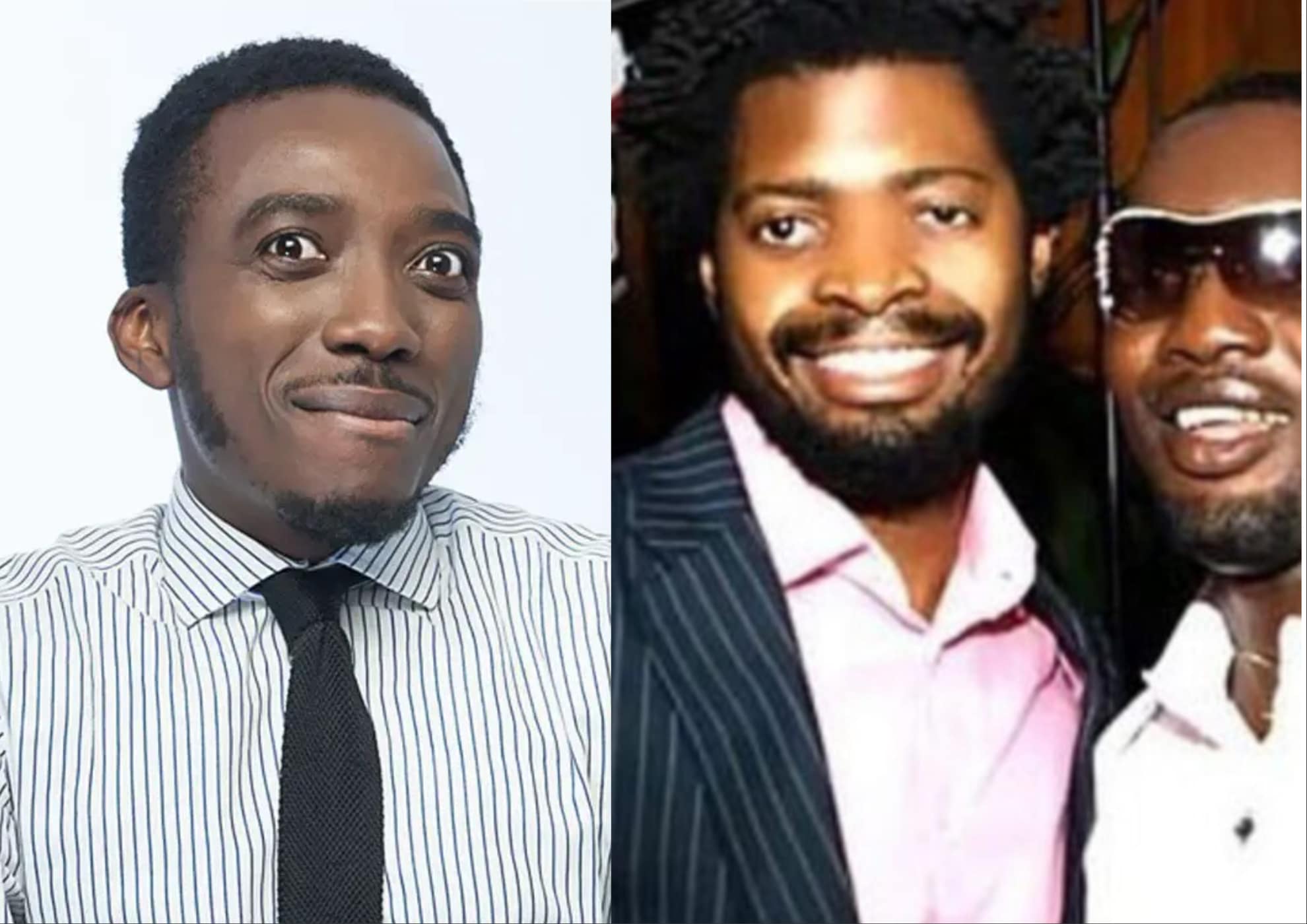 Bovi reacts to old photos of AY and Basketmouth amid feud between the pair