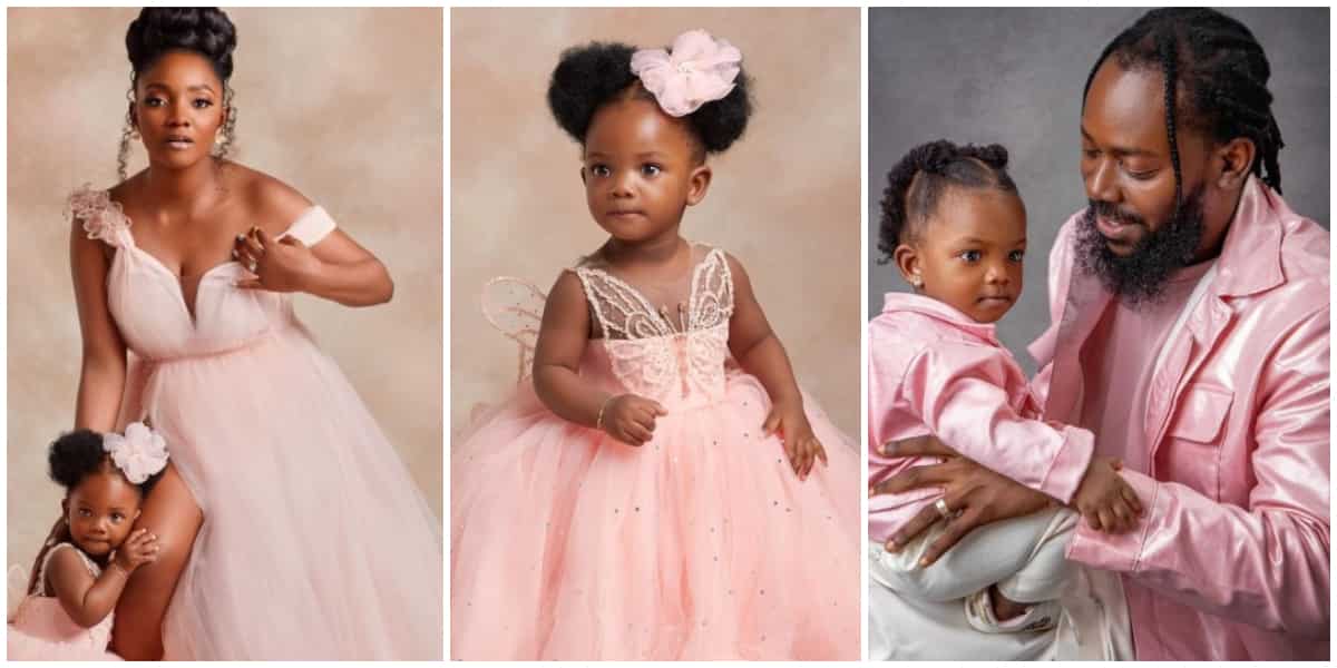 Simi corrects her 2-year-old daughter who called her Simisola