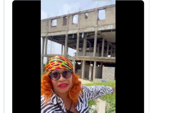 US-based woman cries out over sinking house brother built for her in Nigeria (Video)