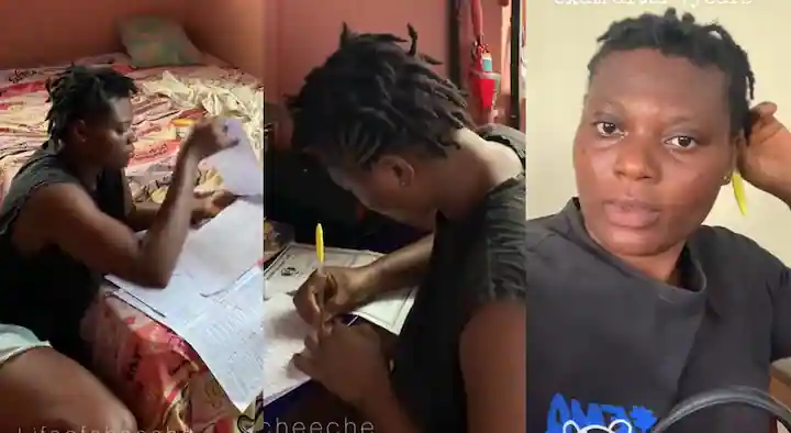 After 7 years, lady returns to University to write carryover (Video)