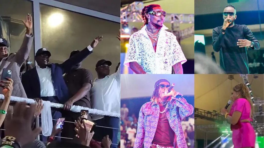 Asake, Wande Coal, Naira Marley and others perform at Tinubu’s inauguration concert (Video)