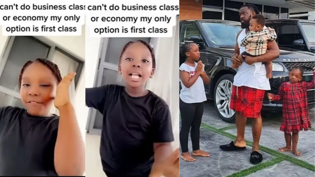 I can’t do business class or economy, my only option is first class – Timaya’s daughter reveals (Video)