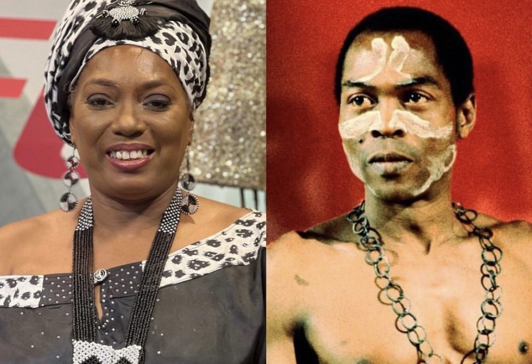 I can’t leave my husband if he cheats, my father had 27 wives, says Yeni Kuti (Video)