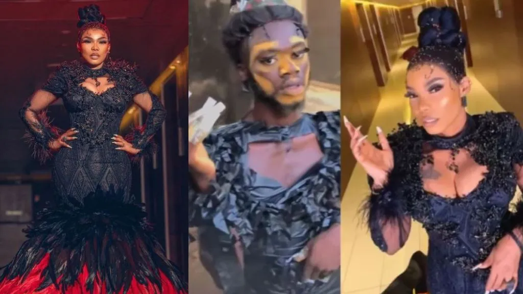 I need Idan Lawyer, I need to sue this guy – Iyabo Ojo reacts as fan recreates her N37.5M AMVCA dress (Video)