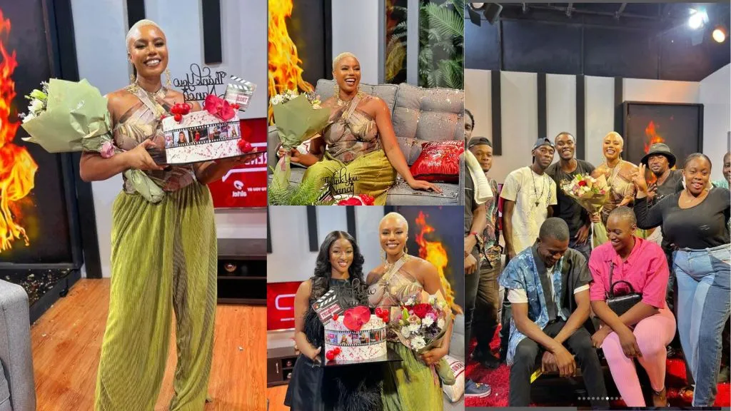 Nancy Isime celebrated by Hip TV following her exit after 7-years of being a presenter (Photos/video)