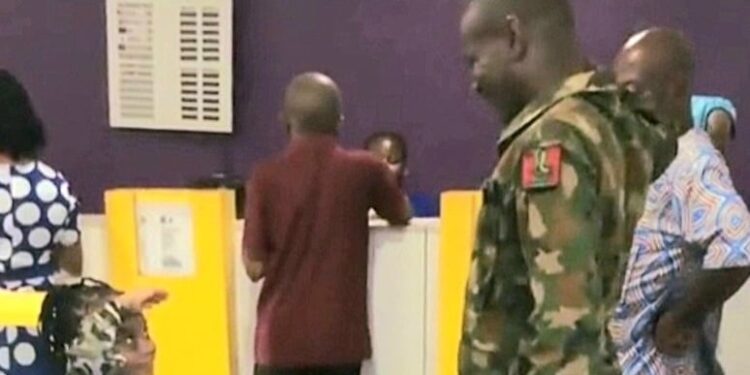 Nigerian soldier goes viral for acknowledging little girl’s salute (Video)