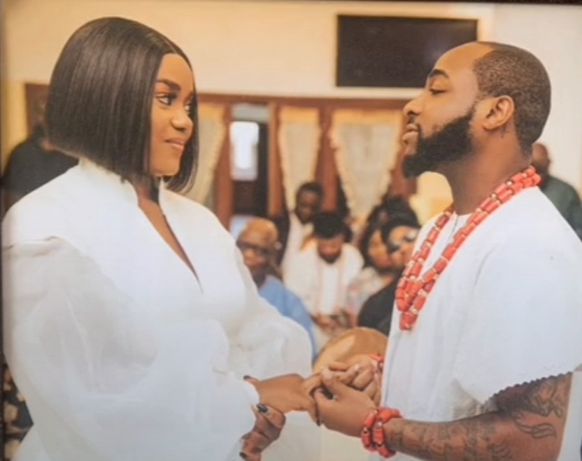 Photos from Davido and Chioma’s wedding finally surface online