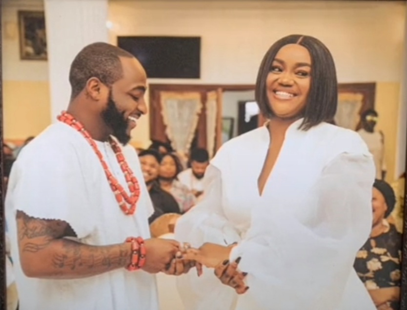 Photos from Davido and Chioma’s wedding finally surface online
