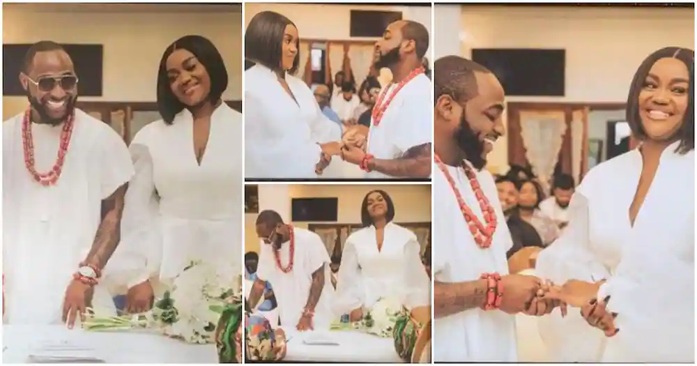 Photos from Davido and Chioma’s wedding finally surface online