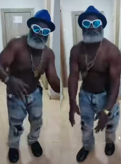 Veteran actor, Harry Anyanwu, shows off his dance steps (video)