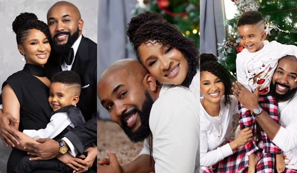 Banky W, Wife, and Son share adorable Christmas photos