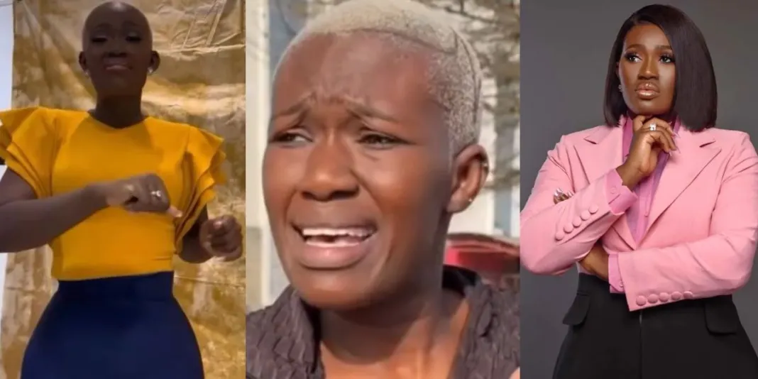 Comedienne Warri Pikin reacts to critics trolling her slim look in viral video