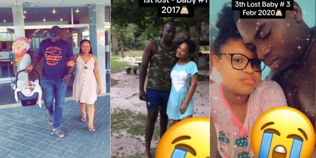 Couple welcomes child years after losing 5 babies (Video)