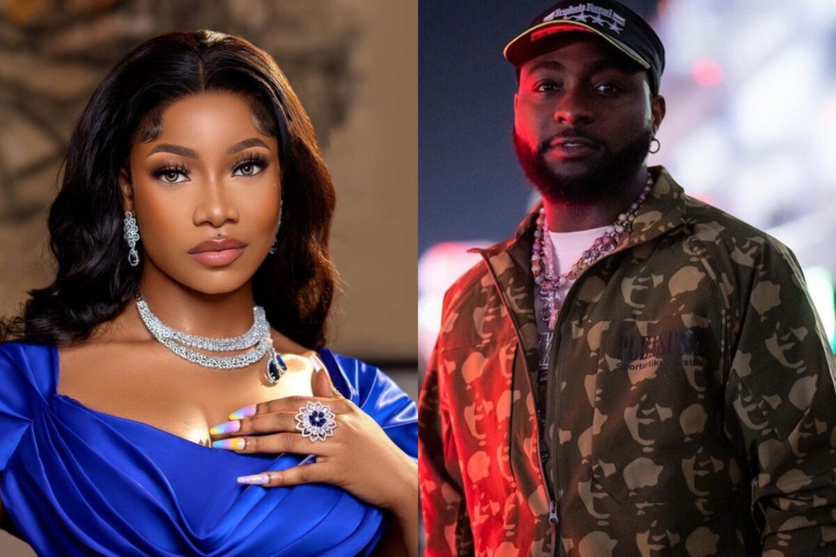 “He rushed to Mohbad’s candlelight night, yet he bully others” Tacha slams Davido for liking shady tweet about her