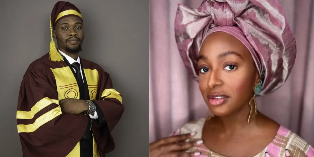 “I’m now the best graduating student of botany” – Nigerian man, Hamzat Ridwan reminds DJ Cuppy 2 years after saying she wants to marry a botanist