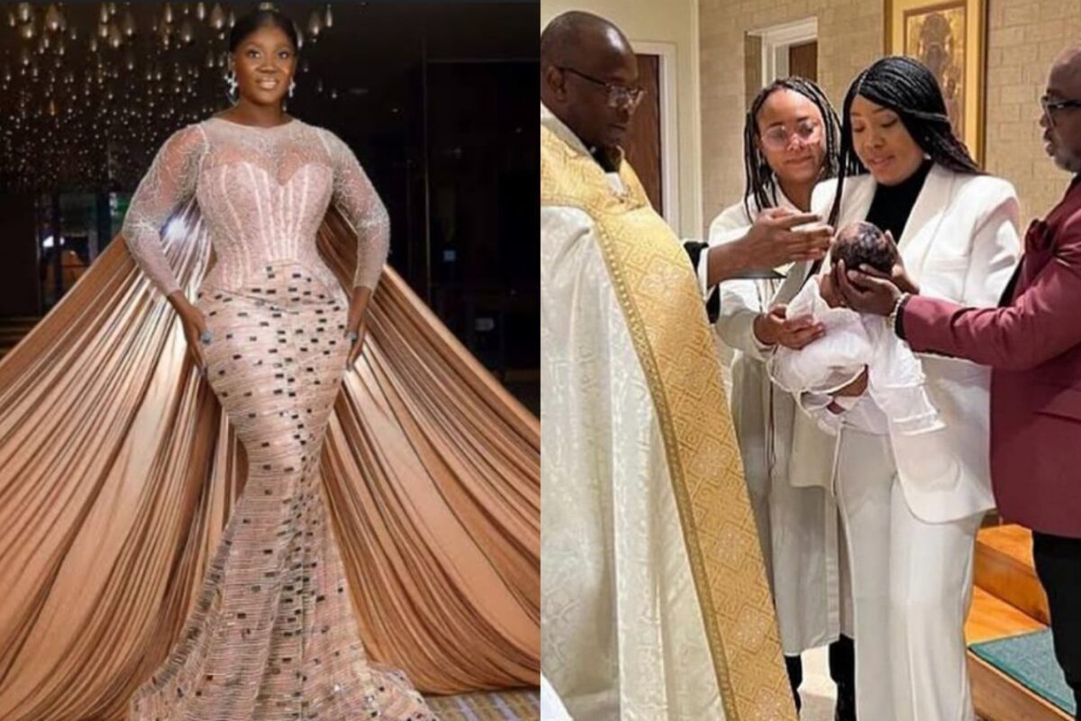 Mercy Johnson expresses joy as she becomes the latest godmother in town