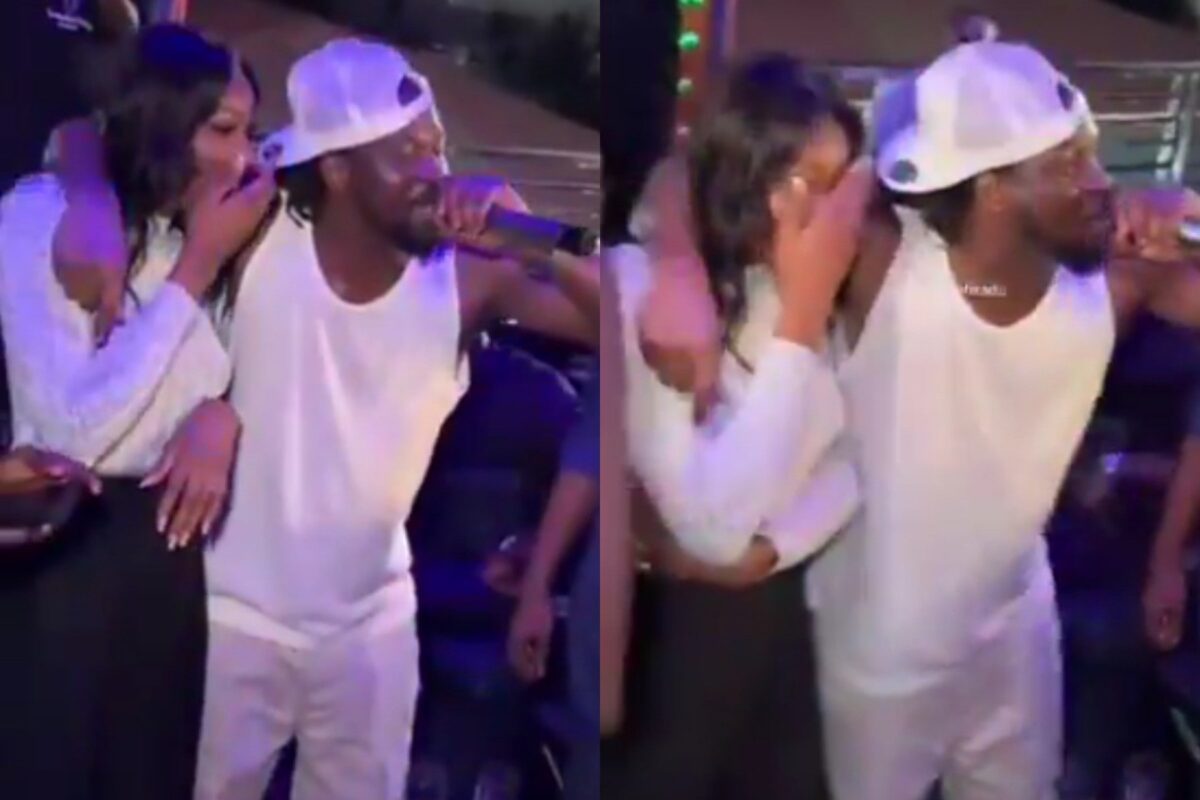 Mixed reactions as Paul Okoye serenades girlfriend, Ivy Ifeoma with love song (Video)