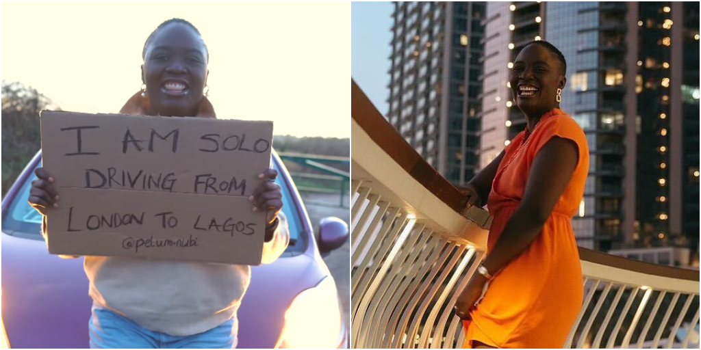 Nigerian lady, Pelumi Nubi begins solo trip from London to Lagos by car