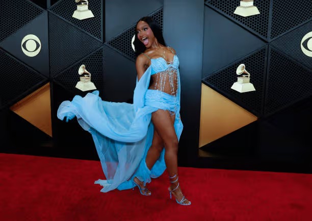 Ayra Starr's outfit steals the spotlight at the 2024 Grammys