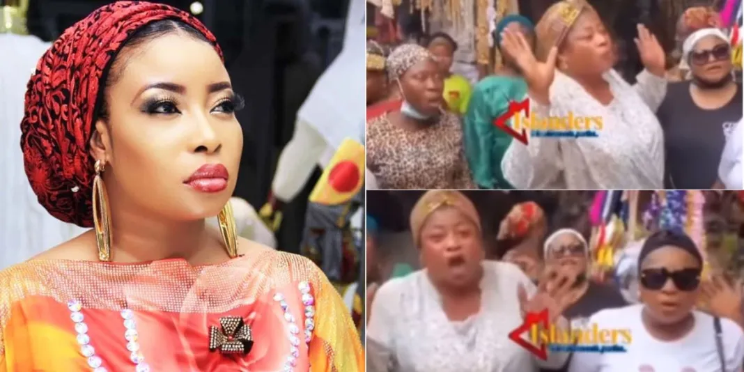 Market women who accused Lizzy Anjorin of stealing gold jewelry make U-turn, says she’s innocent (Video)